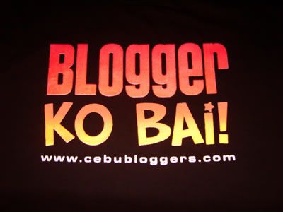 blogger's t-shirt