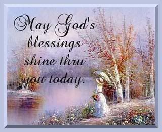 God Blessings Shine through you