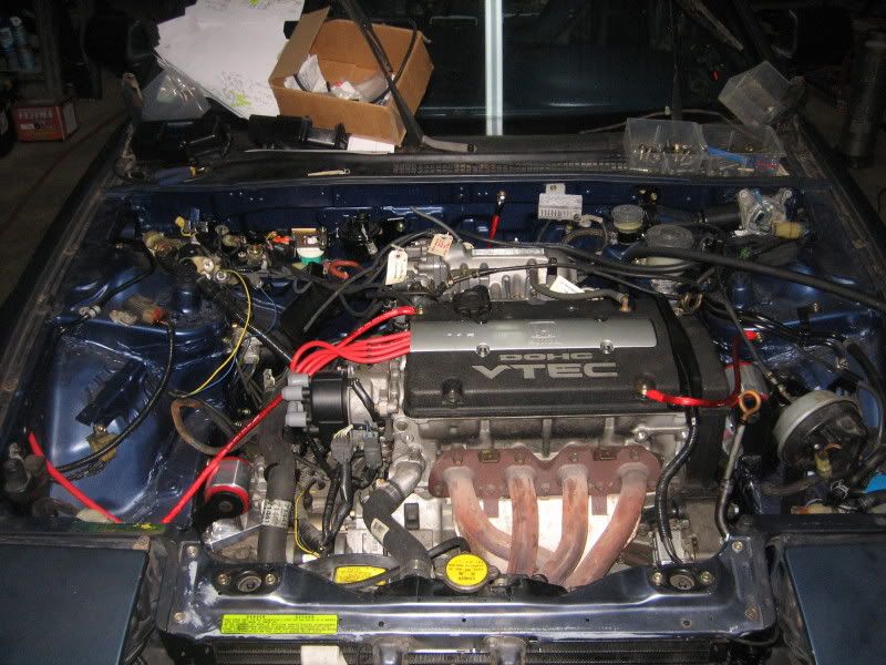 91 Honda prelude engine swap #6