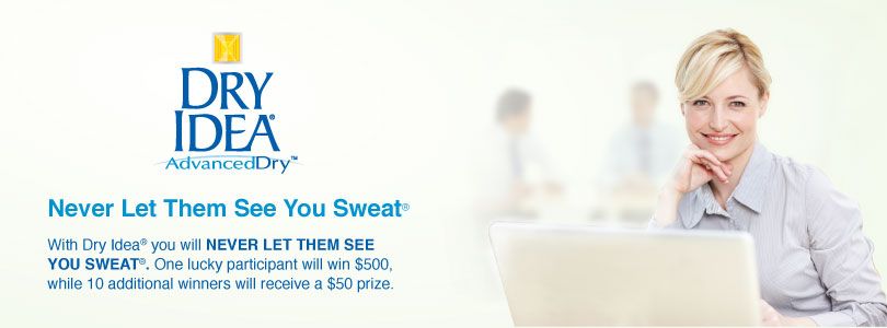 Dry Idea Never Let Them See You Sweat Sweepstakes photo DryIdeaNeverLetThemSeeYouSweat_zpsbd6bbd10.jpg