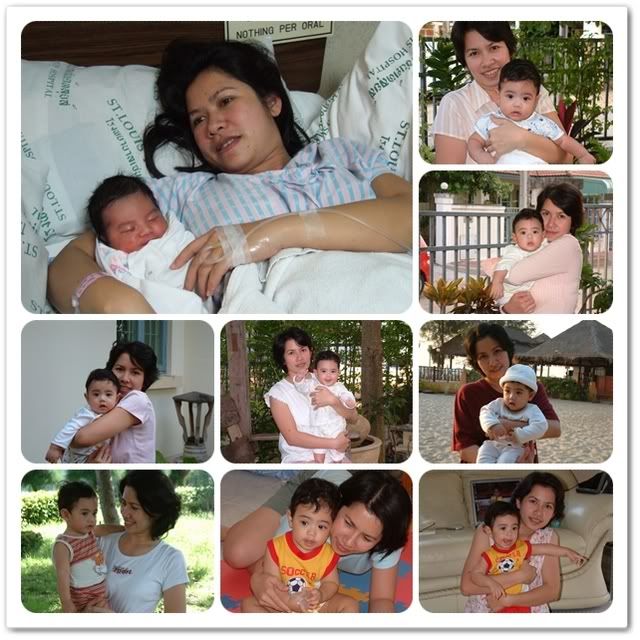 หายป่วยก็ดื้ออีกครับ รูปแม่ลูก
