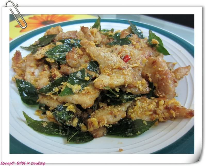 snoopy world of food,malaysian food,recipe,butter fried,奶油,奶油肉片