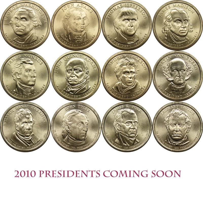 dollar coins presidents. These coins are actually very