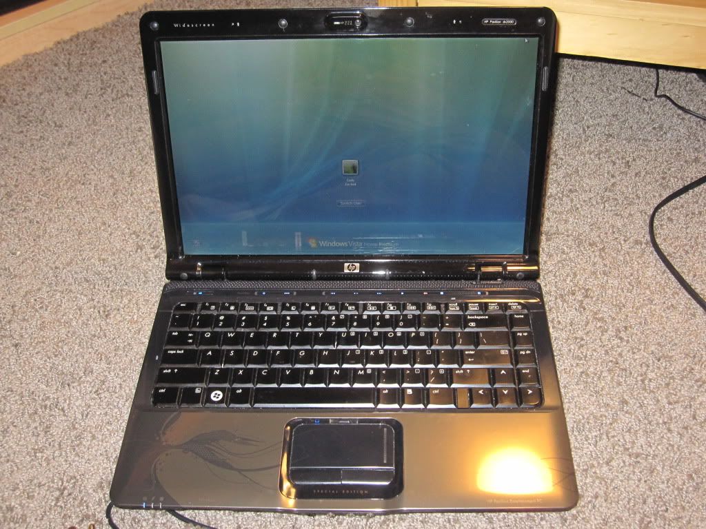 HP DV2000: Dualcore 2Ghz / 2GB / HDD 80GB / 14.1 inch máy đẹp dán keo Zin giá cực rẻ - 2