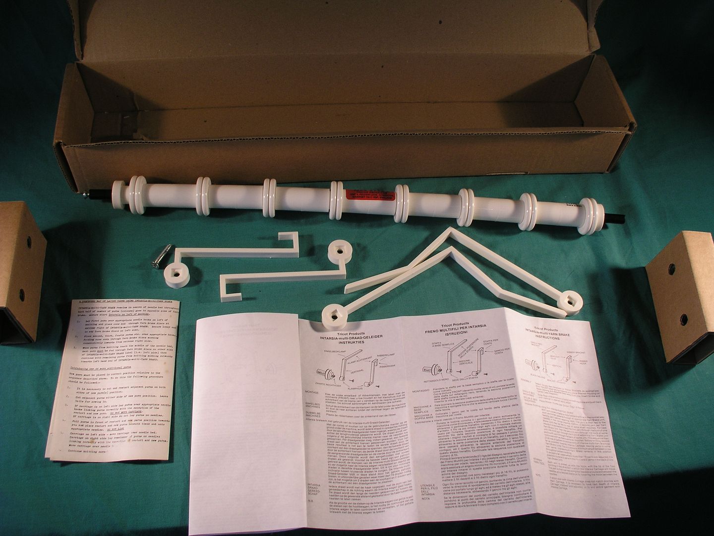 Tricot Products The Intarsia Multi Yarn Brake for Knitting Machine