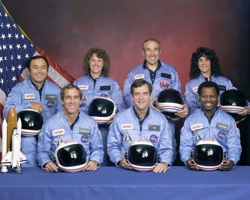 crew of Space Shuttle Challenger STS-51L mission