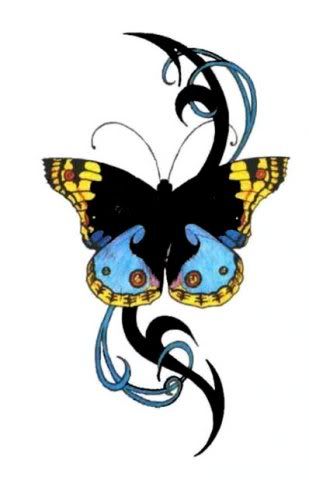 flowerbutterflytattoos1jpg