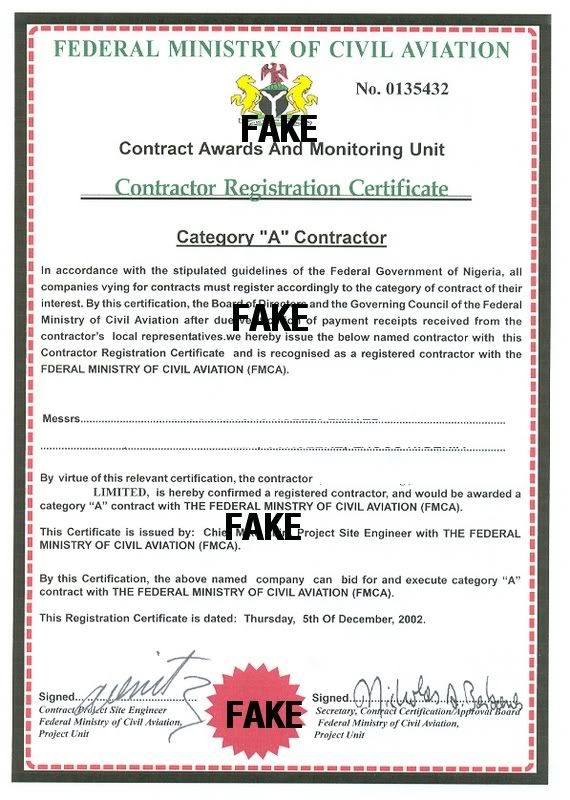 Fake Documents