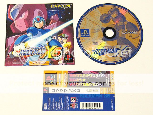 ROCKMAN X6 PS JP JAPAN IMPORT MEGA MAN CAPCOM  