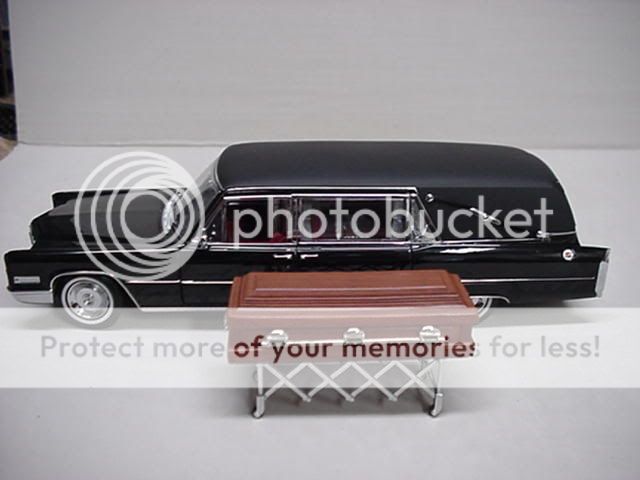   Miniatures 118 1966 Cadillac S&S Landau Hearse MINT # PMSC 08B  