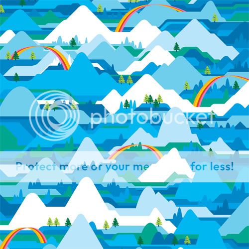 bentheillustrator mountain patternscape