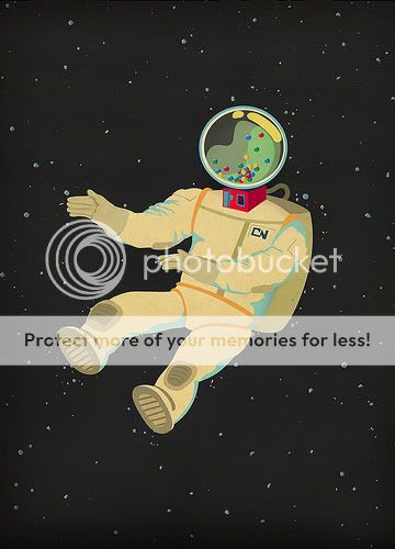 juan molinet rey misterio illustration vector candynaut spaceman space