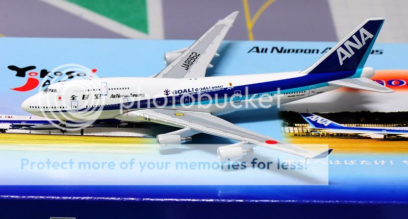 Big Bird 1/400 ANA All Nippon Airways B747 400 SET RARE  