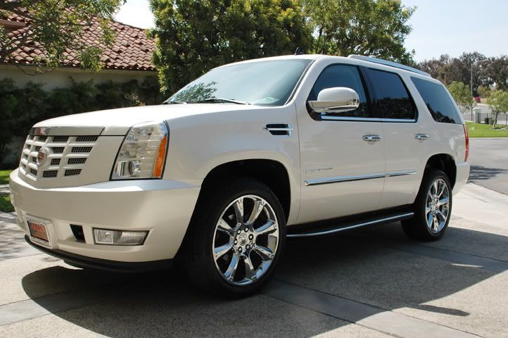 Picked up the '07 White Diamond Escalade with sport ... Picked up the '07 White Diamond Escalade with sport ...