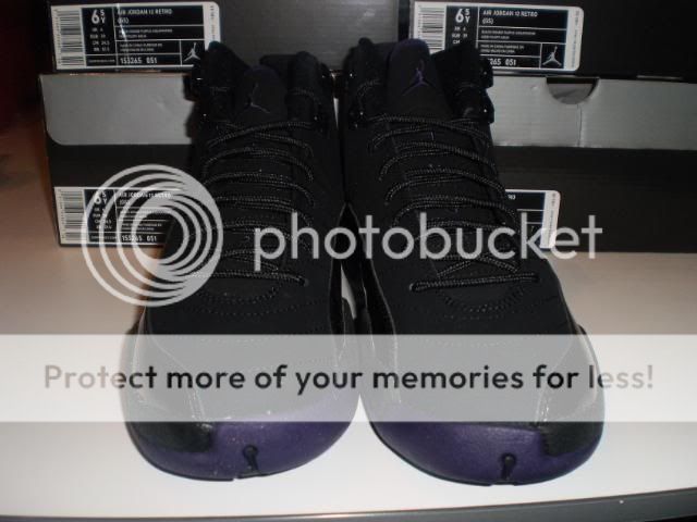 NIKE AIR JORDAN 12 RETRO SZ 4.5 DS GRAPE XII I CDP SPACE JAM CONCORD 